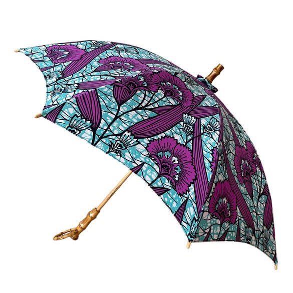 アフリカン日傘=purple