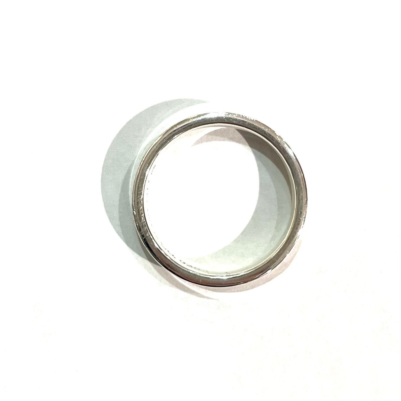 ヴィンテージティファニー　シルバーリング TIFFANY&CO】2106 T&CO ナローデザインシルバーリング 19.5号