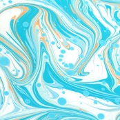 「真夏のオレンジ」〜マーブル柄×ドット〜セオアルファ