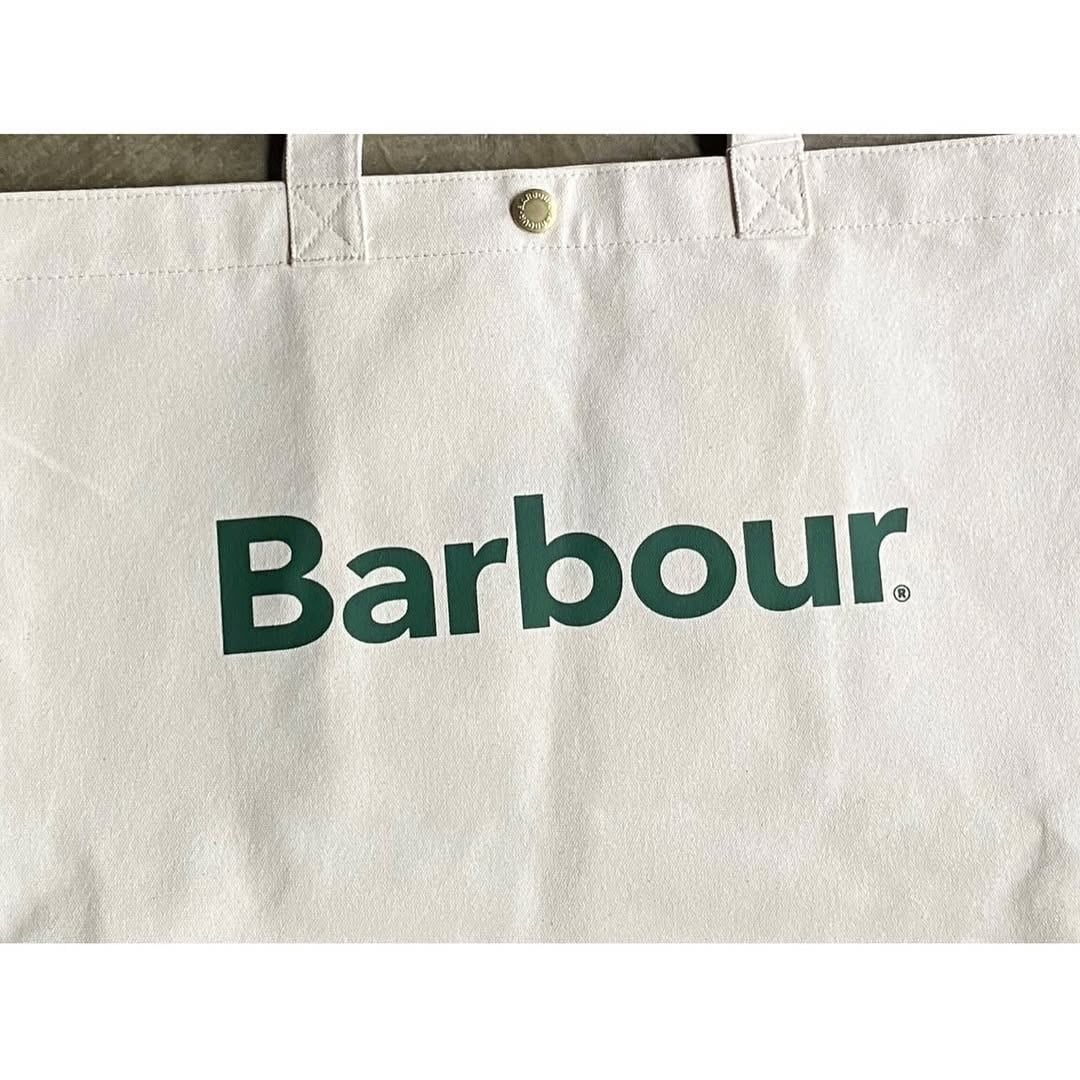 Barbour(バブアー) Cotton Canvas Logo Tote Bag | AUTHENTIC Life Store