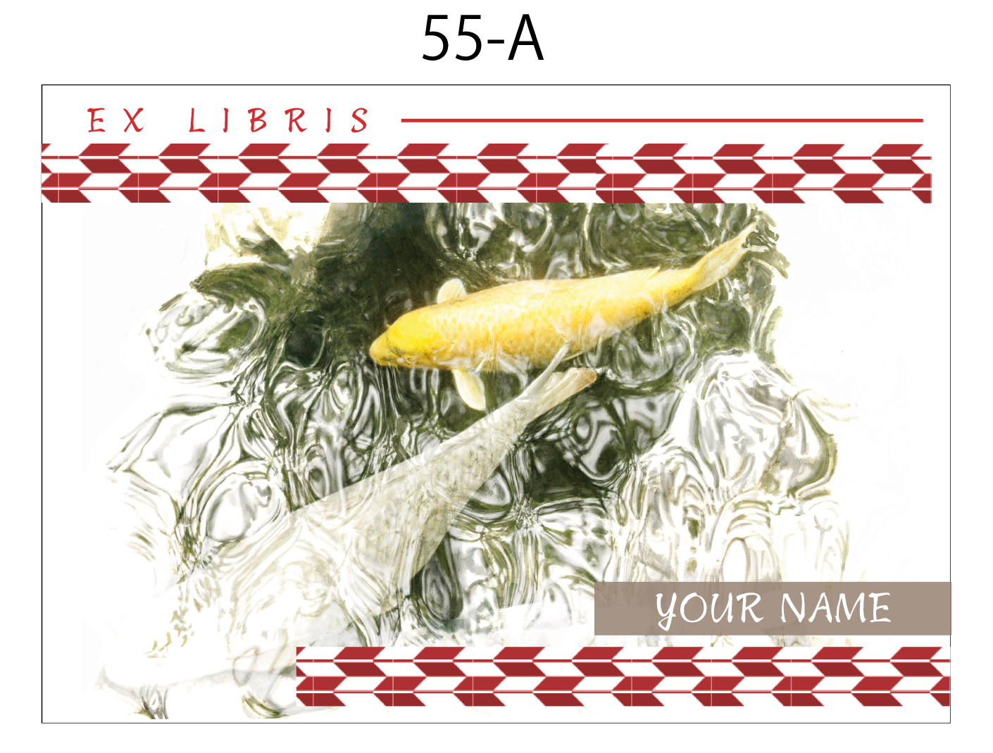 蔵書票55 *名入れサービス付き*