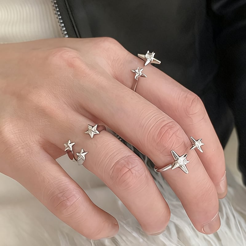 TOCC四芒星ジルコンリング 3s