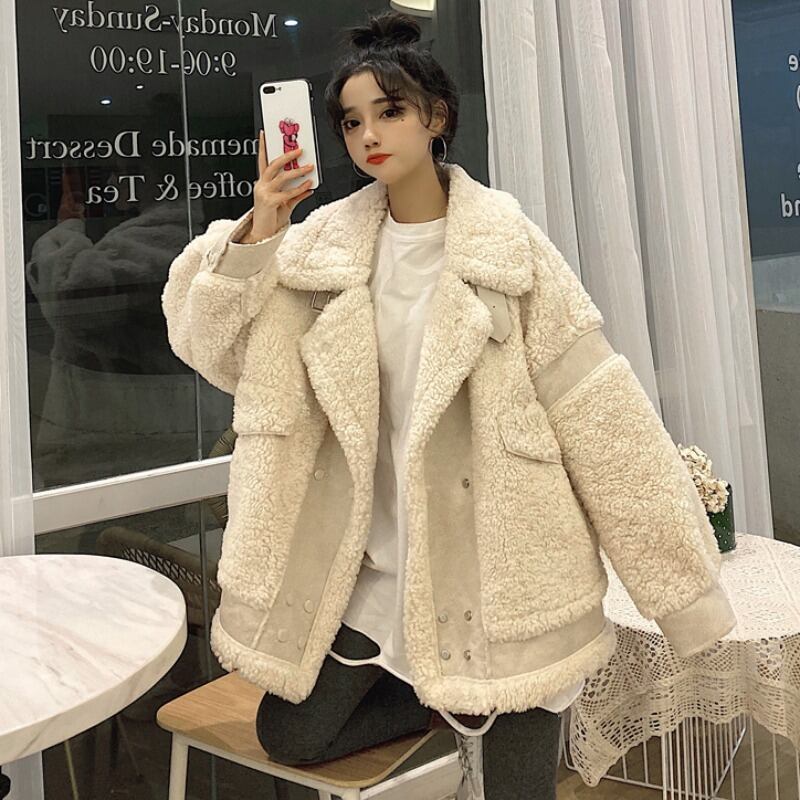 ウールコート オータムウィンターベルベットスタイルジャケット コットン 秋物 冬物 萌量不足15735941219