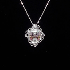 現品 Mila|ミラ  蝶 トルマリン ブローチ ペンダント (SV925)