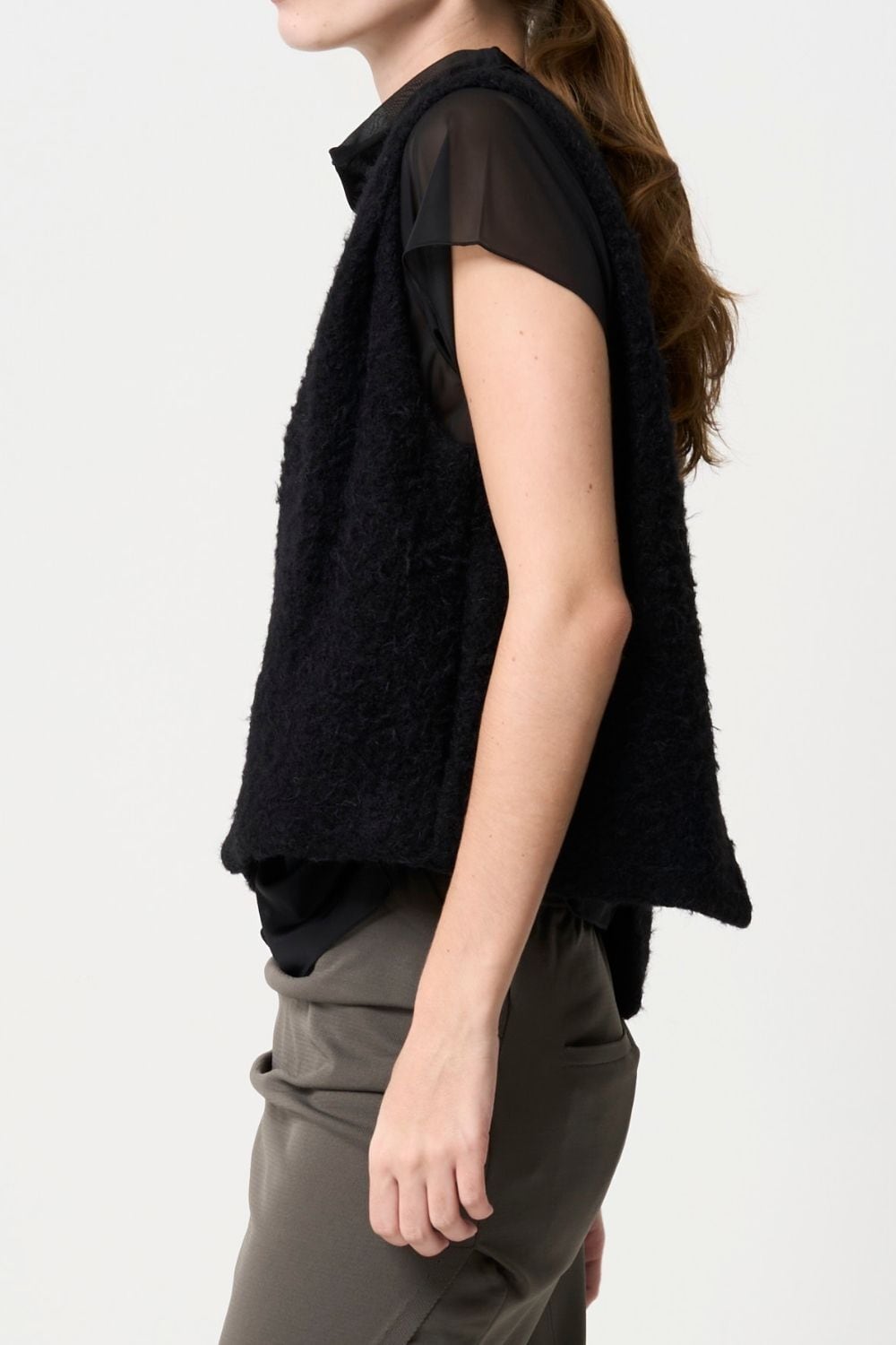 2way Boa Gilet - BLACK | seven dot - ライフスタイルECサイト -