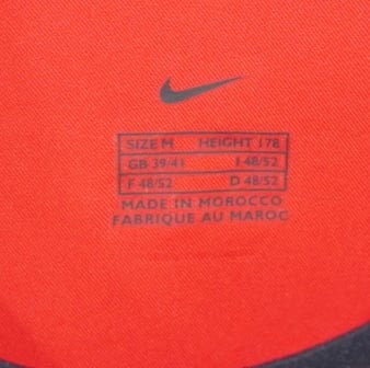 nike ゲームシャツ M/vodafone ナイキ Manchester united