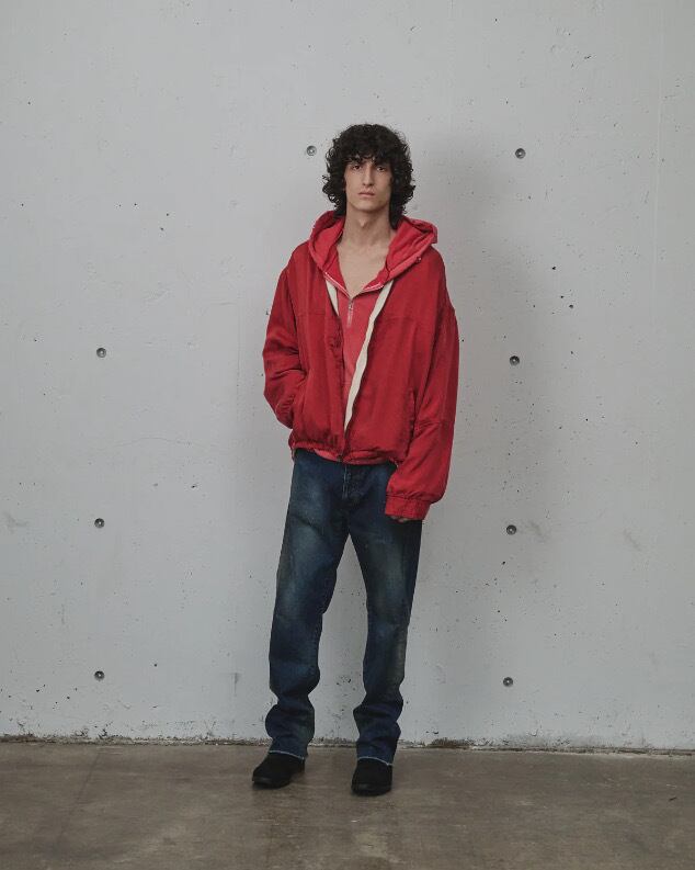 26SS】ANCELLM CUPRO REVERSIBLE JACKET(RED) ANC-JK81 | IAAAM ONLINE