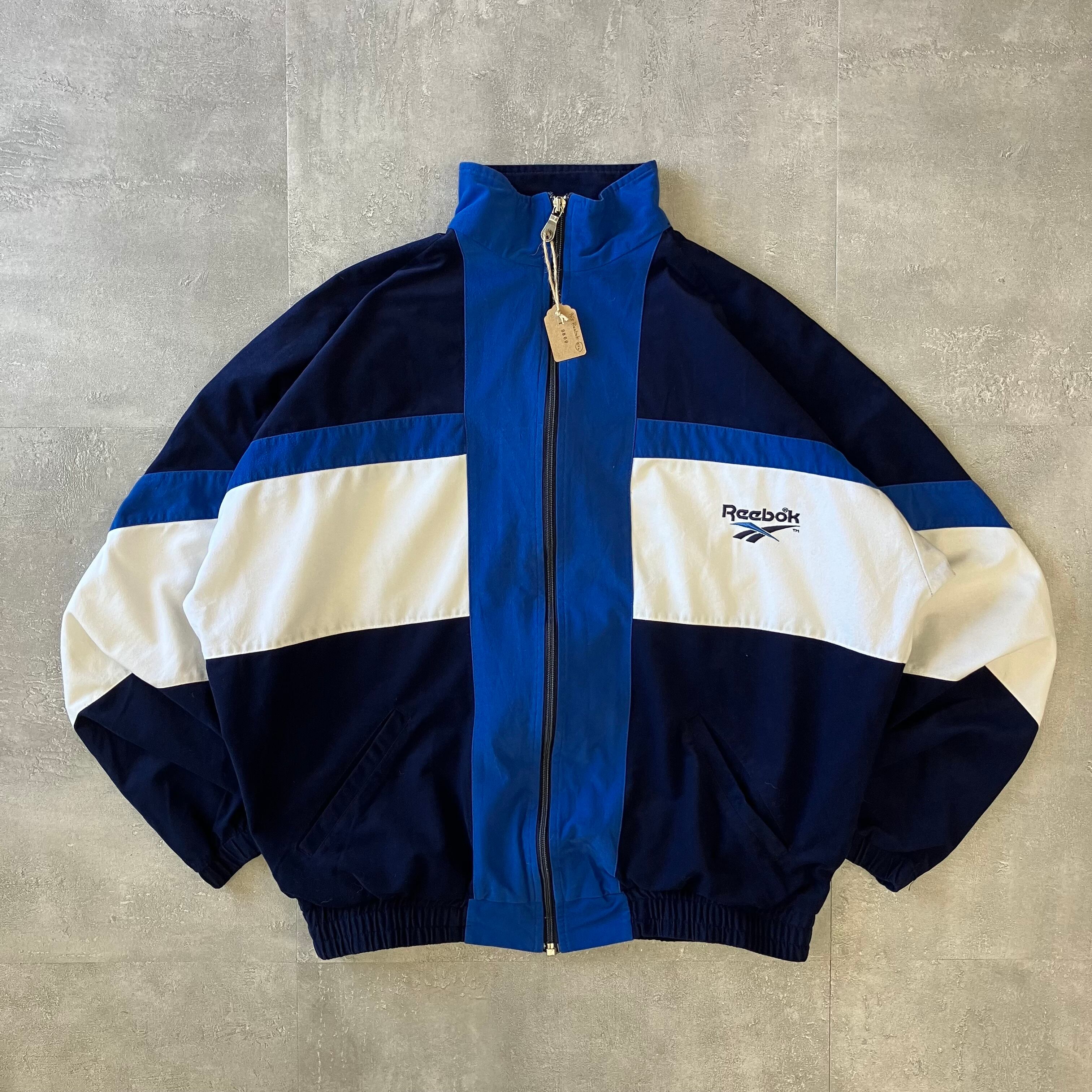reebok 90s ナイロンジャケット 刺繍 XXL No.1772