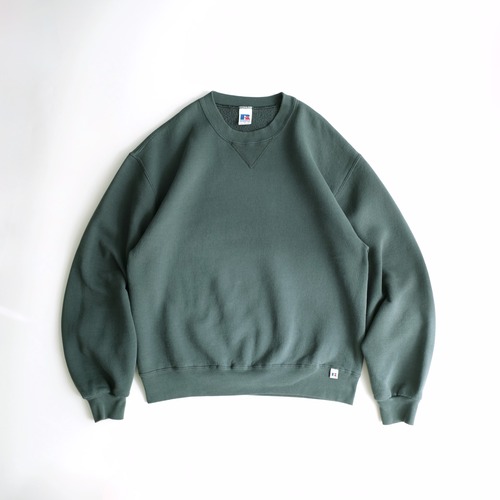 【RUSSELL ATHLETIC】00's Blank Sweatshirt Green L Made in Mexico