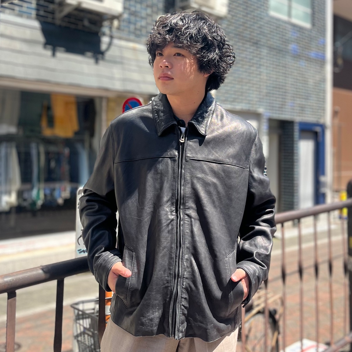 コールハーン COLE HAAN レザージャケット（『L』COLE HAALY コール  