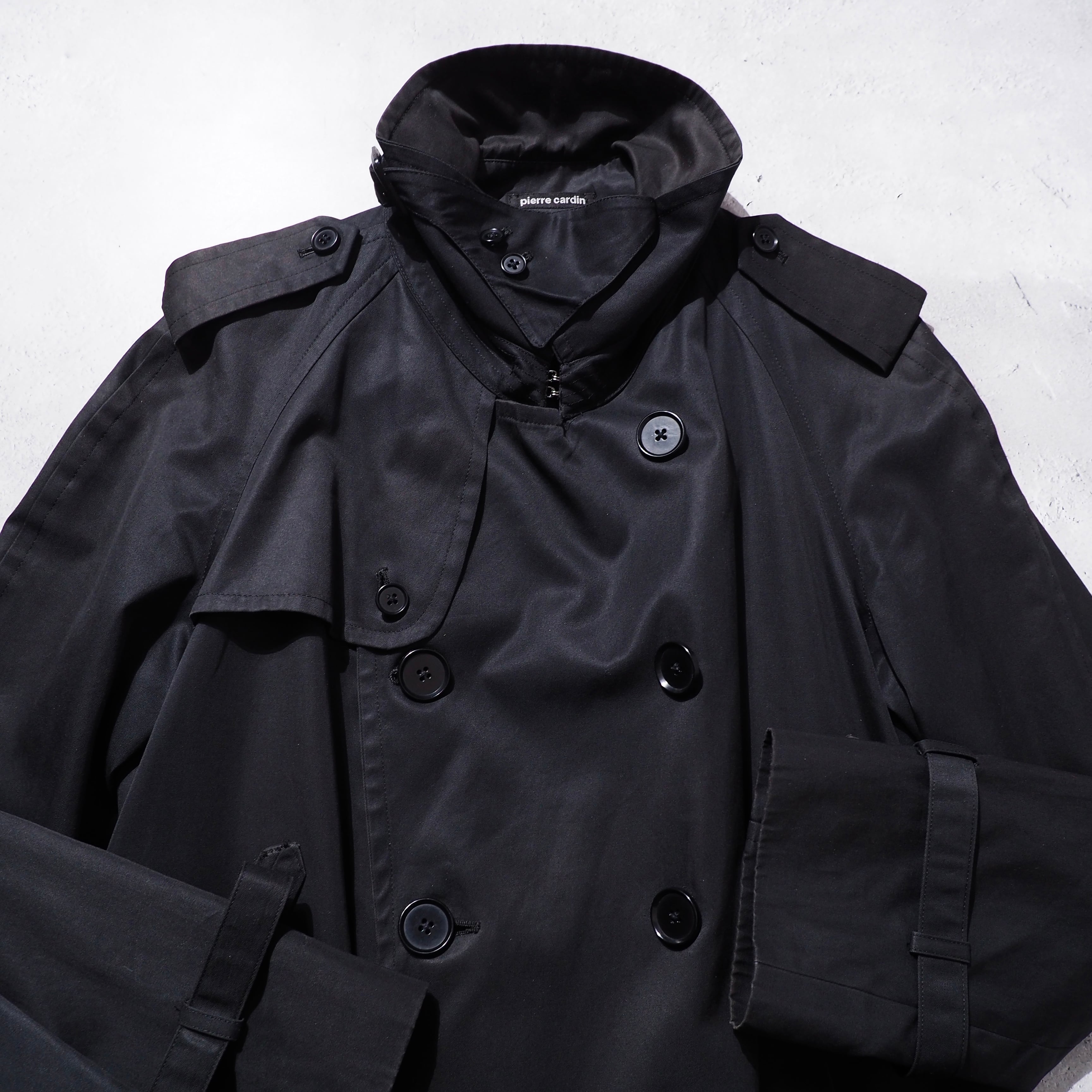 完品 ” Old Pierre cardin ” Beautiful silhouett Black mode vintage