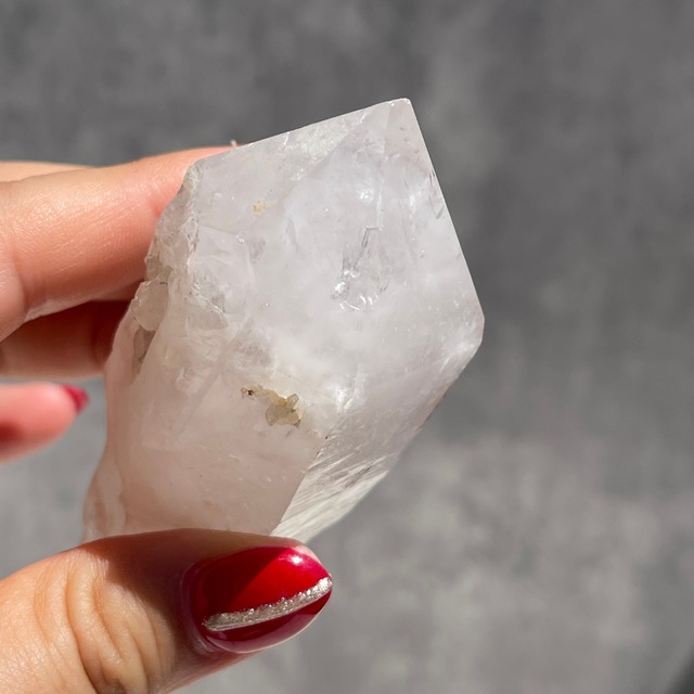 セプター形状【マダガスカル産 クォーツ】④ 水晶（石英）鉱物 天然石 パワーストーン　　