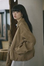 DU260719 Suede Volume Blouson【Outer Collection】