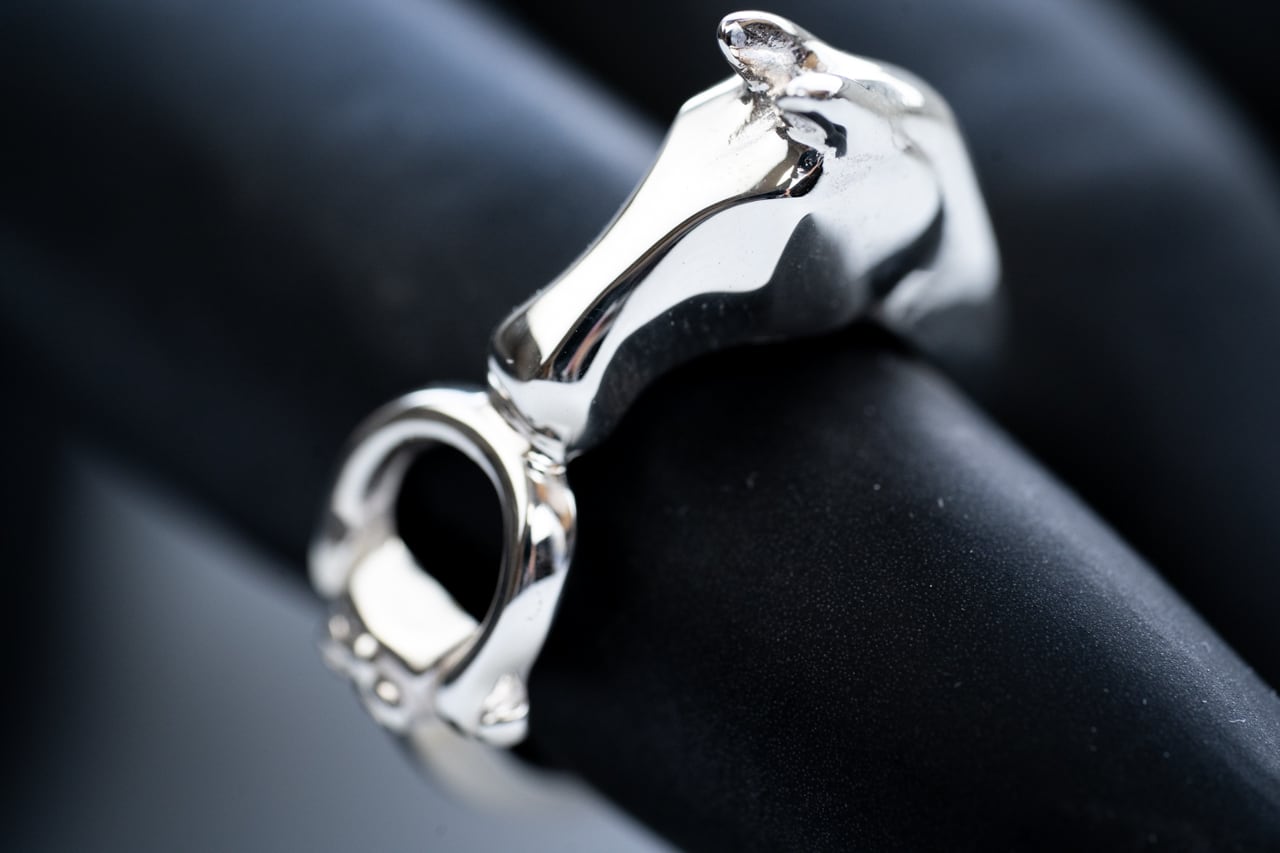 R-080 Horse ring (horse bit) | WAKAN SILVER SMITH online store
