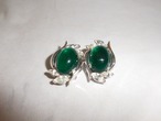 トリファリ緑イヤリング(ビンテージ) TORIFARI vintage earrings (made in U.S.A)