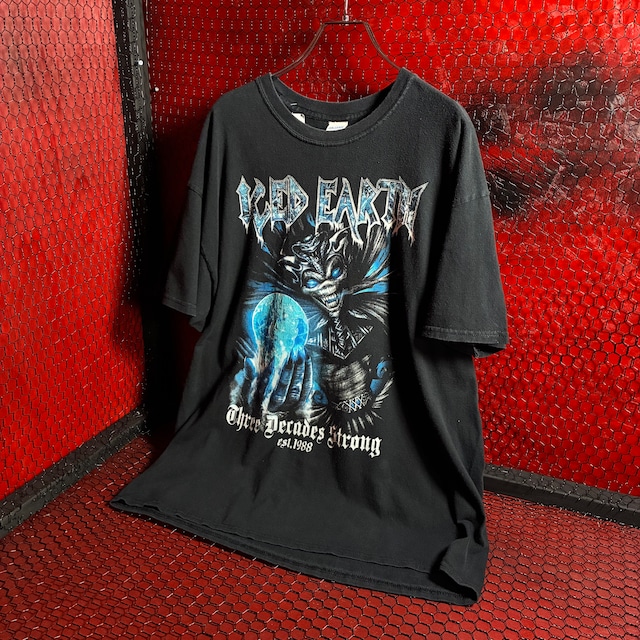 00s GILDAN ICED EARTH バンドTシャツ　アイスドアース　ヘヴィメタル