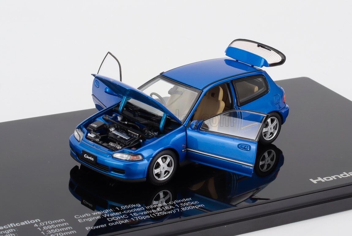 ミニカー 1/43 ホンダ シビック LCD-MODEL 1/43 HONDA CIVIC SIR II