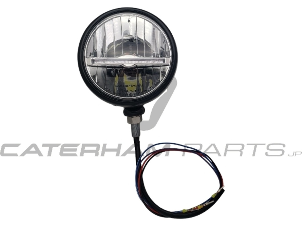 30L292A ヘッドライト Assy、5.75インチ、LED、ブラック、ケーターハム 