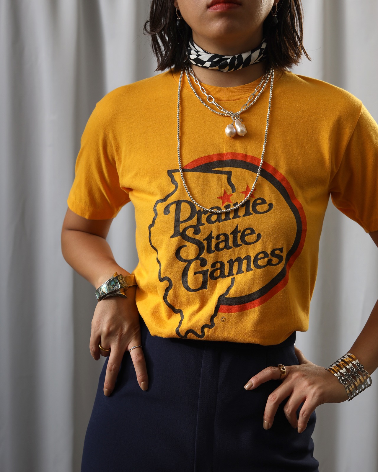 1980's Prairie state / Printed T-Shirt