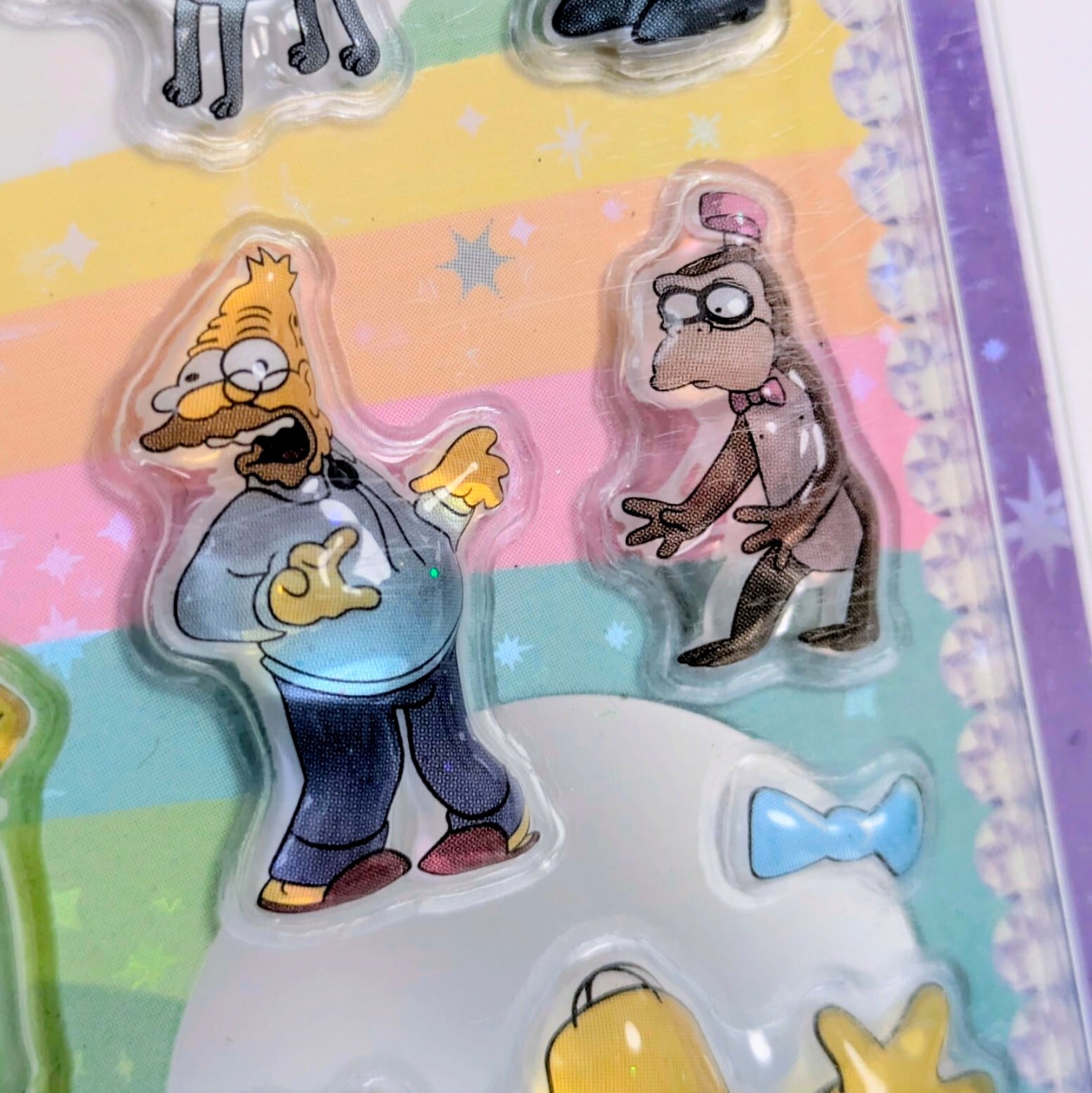 ⚡️Korea exclusive(韓国限定)⚡️【 The Simpsons / シンプソンズ 】3Dクリスタルステッカー ver.2 / ぷくぷく?シール / STICKER(ステッカー) / 立体ステッカー 〚アメリカン雑貨 アメトイ〛