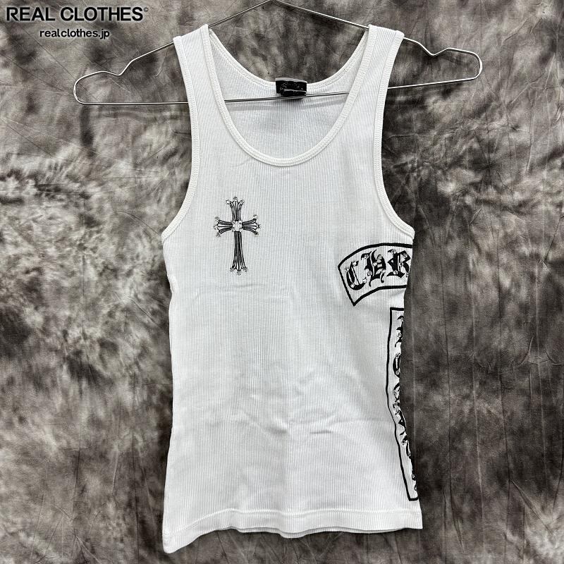 クロムハーツ Chrome Hearts クロスプリントタンクトップ S ブラック 《ap》【112191_3】【99】 クロムハーツ ニューヨーク限定タンクトップ クロムハーツ CHROME