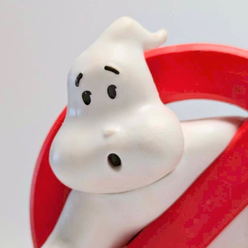 【 Ghostbusters ( ゴーストバスターズ ) 】 【D】 ムーグリー(Mooglie)ロゴフィギュア〚アメリカン雑貨 アメトイ〛