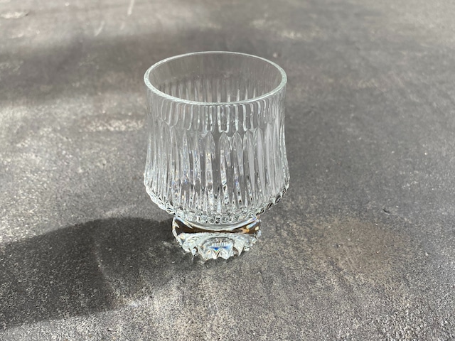 〈vintage〉clear tumbler