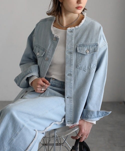 ボクシーデニムジャケット