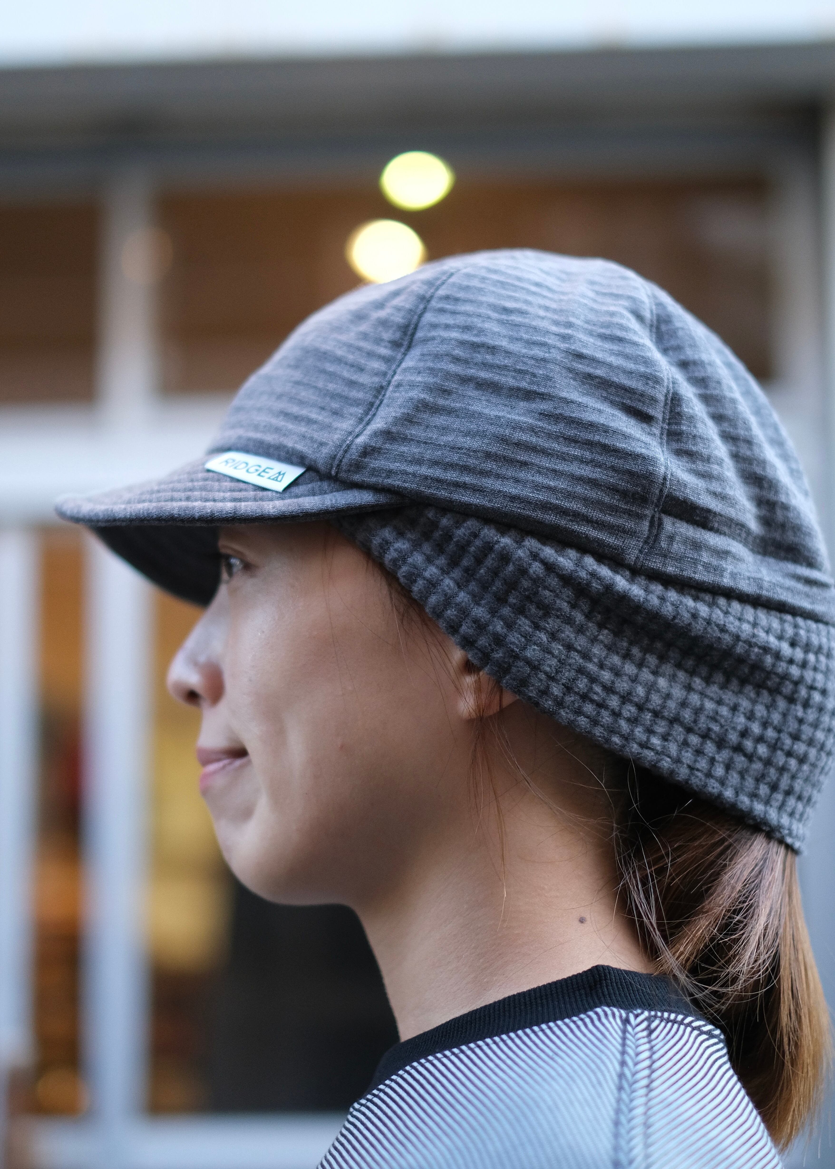 RIDGE MOUTAIN GEAR Grid Merino Earmuff Cap | HIKE&CAMP STOCK OUTDOOR