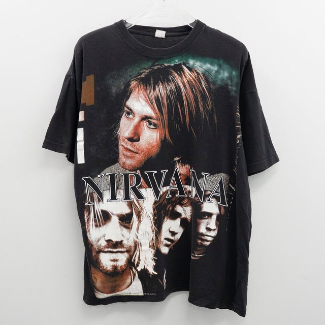 Nirvana " Kurt Cobain Smile Boot " Fade Tag Fits XL 【A12-112】