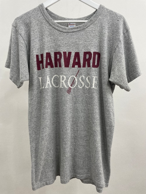 CHAMPION T-shirt HARVARD LACROSSE MADE IN USA