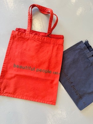 【2026SS】beautiful people - gather logo gathering bag
