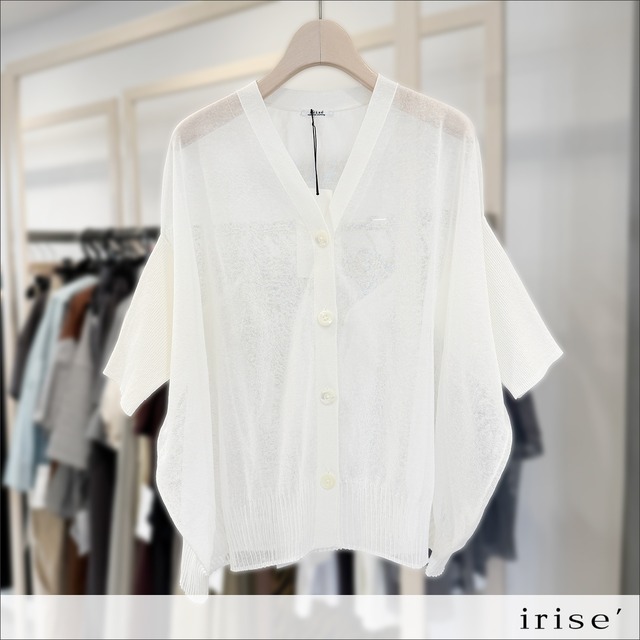 irise(イリゼ) バンザイニットカーディガン t9040 10.シロ
