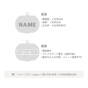 【予約】[ Snugroo ] Name Tag｜Pumpkin