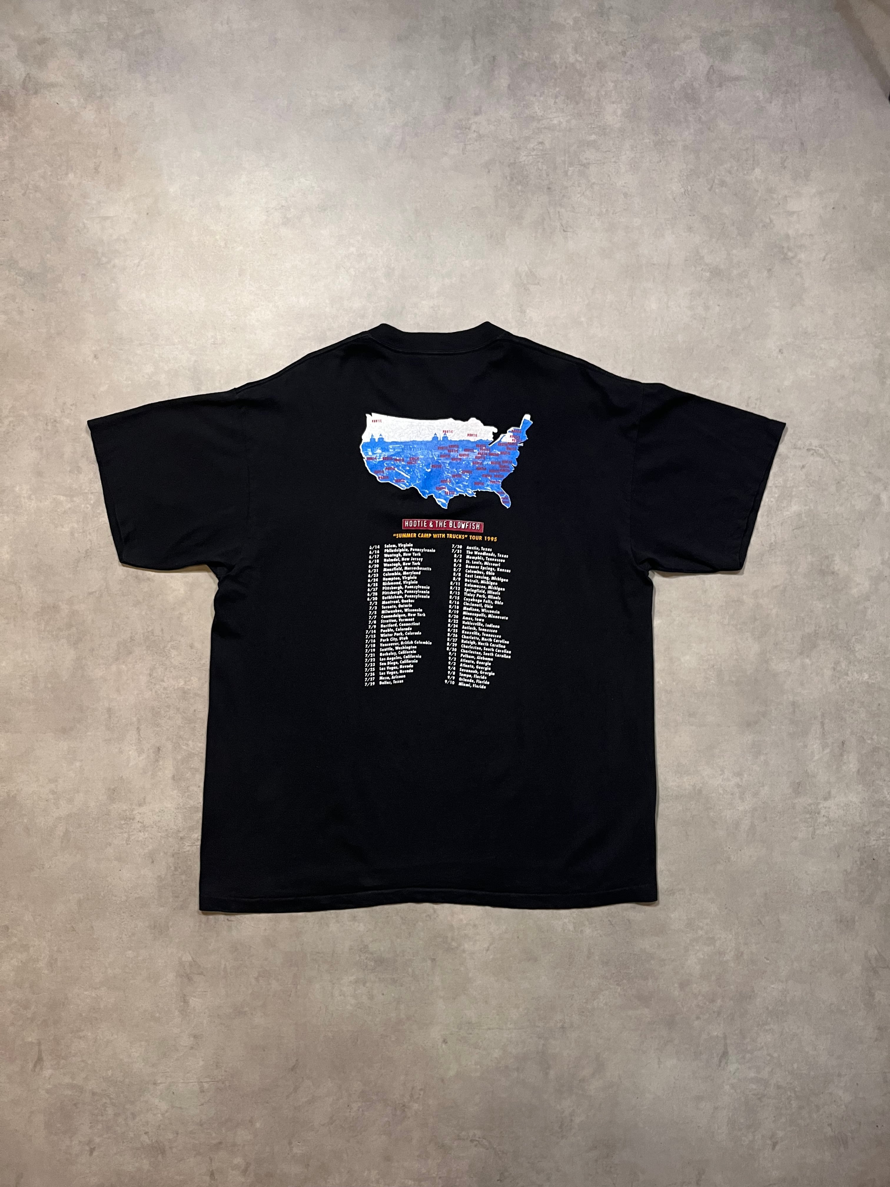 90sHootie and the BlowfishシングルステッチTシャツXL 90's “HOOTIE & THE BLOWFISH” Band Tee Made in USA | RENGA CLOTHING