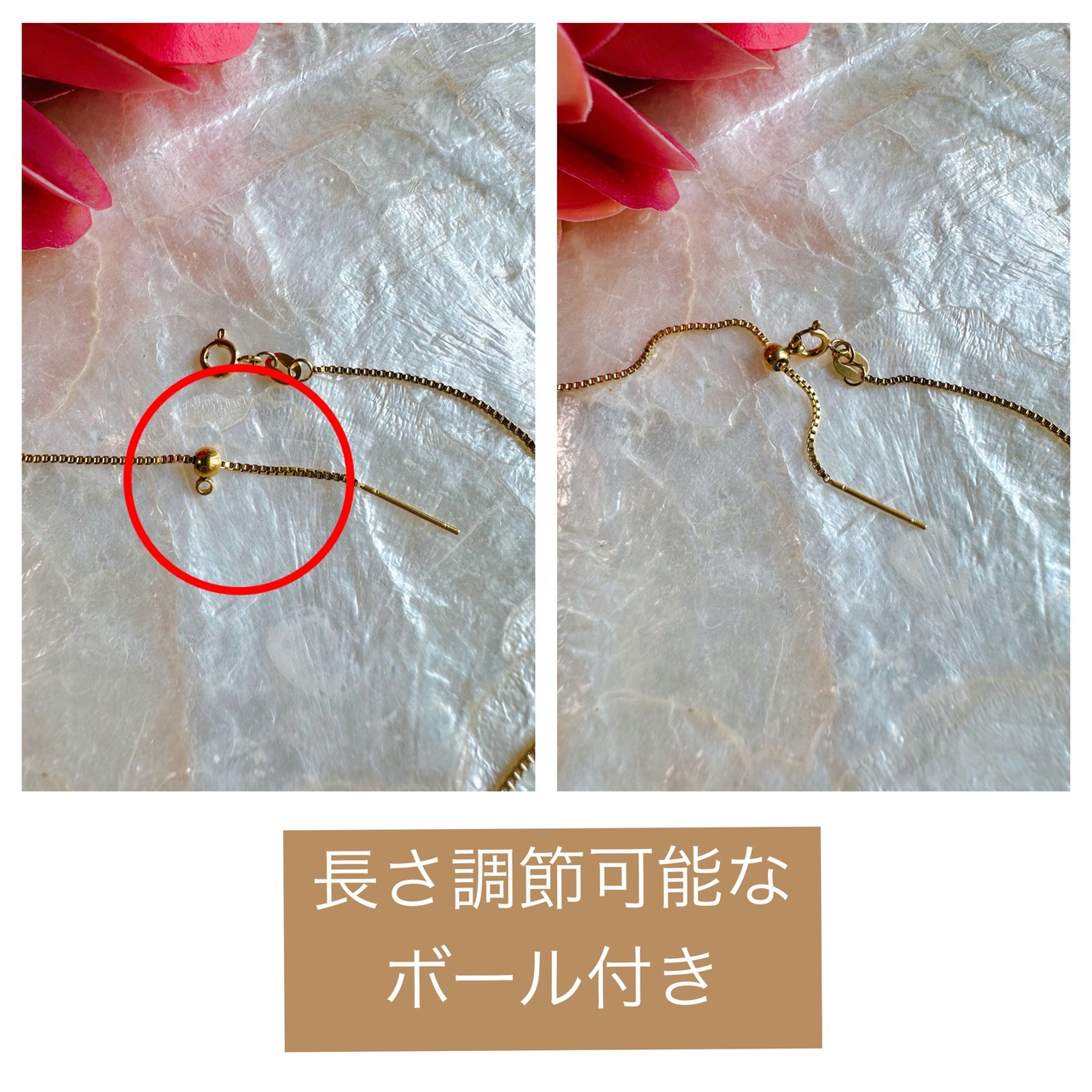 Aquamarine necklace(一粒アクアマリンネックレス)