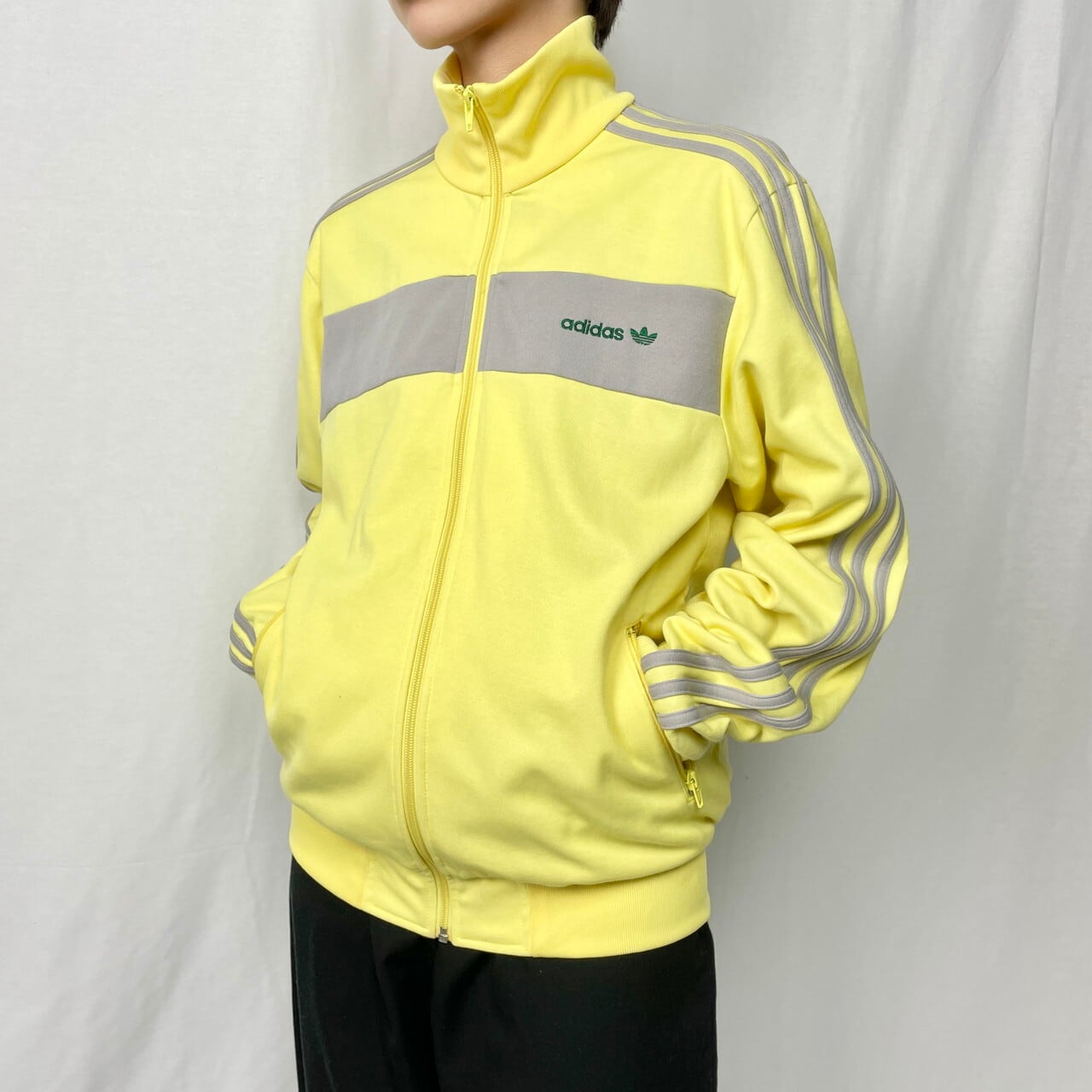 00年代 adidas アディダス トレフォイルロゴ SAMPLE ジャージ トラック