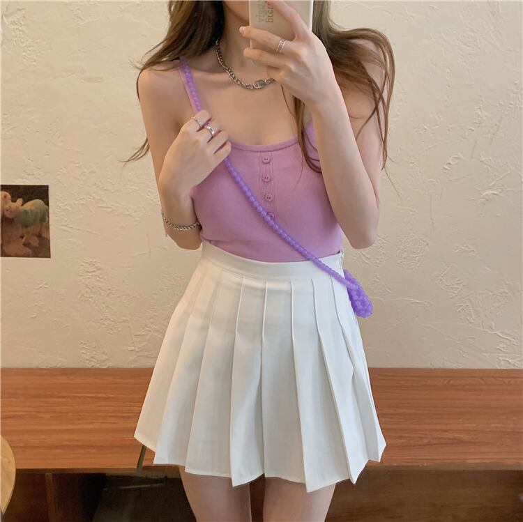 サマーカラーレッドトップス スリムショートスタイルレディース 大人ガーリー スウィート キュート カジュアル 夏物 ピュア ドラファッションホール79105155859