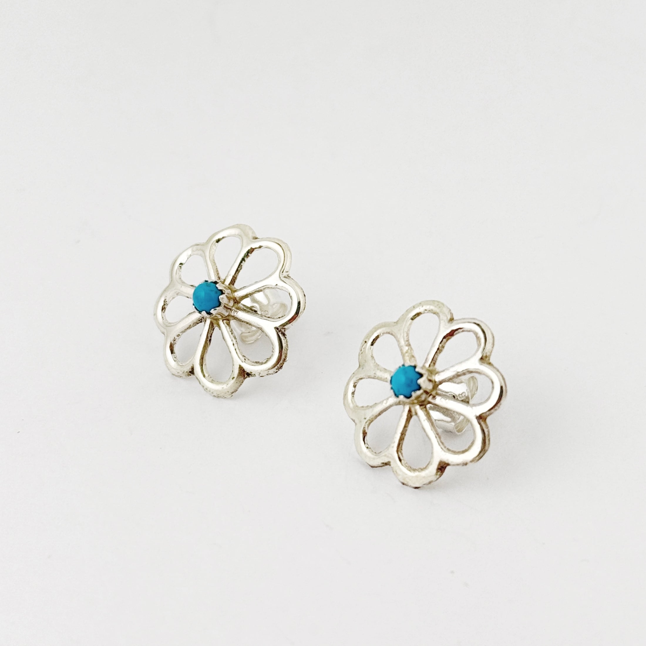 再入荷！】《Indian jewelry》 フラワー ターコイズ 1 ストーン