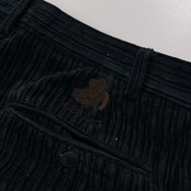 イタリア製 ICEBERG アイスバーグ 太畝 コーデュロイ ウール パンツ サイズ 52/36 /D-HG1118/ビンテージ/ブラック系