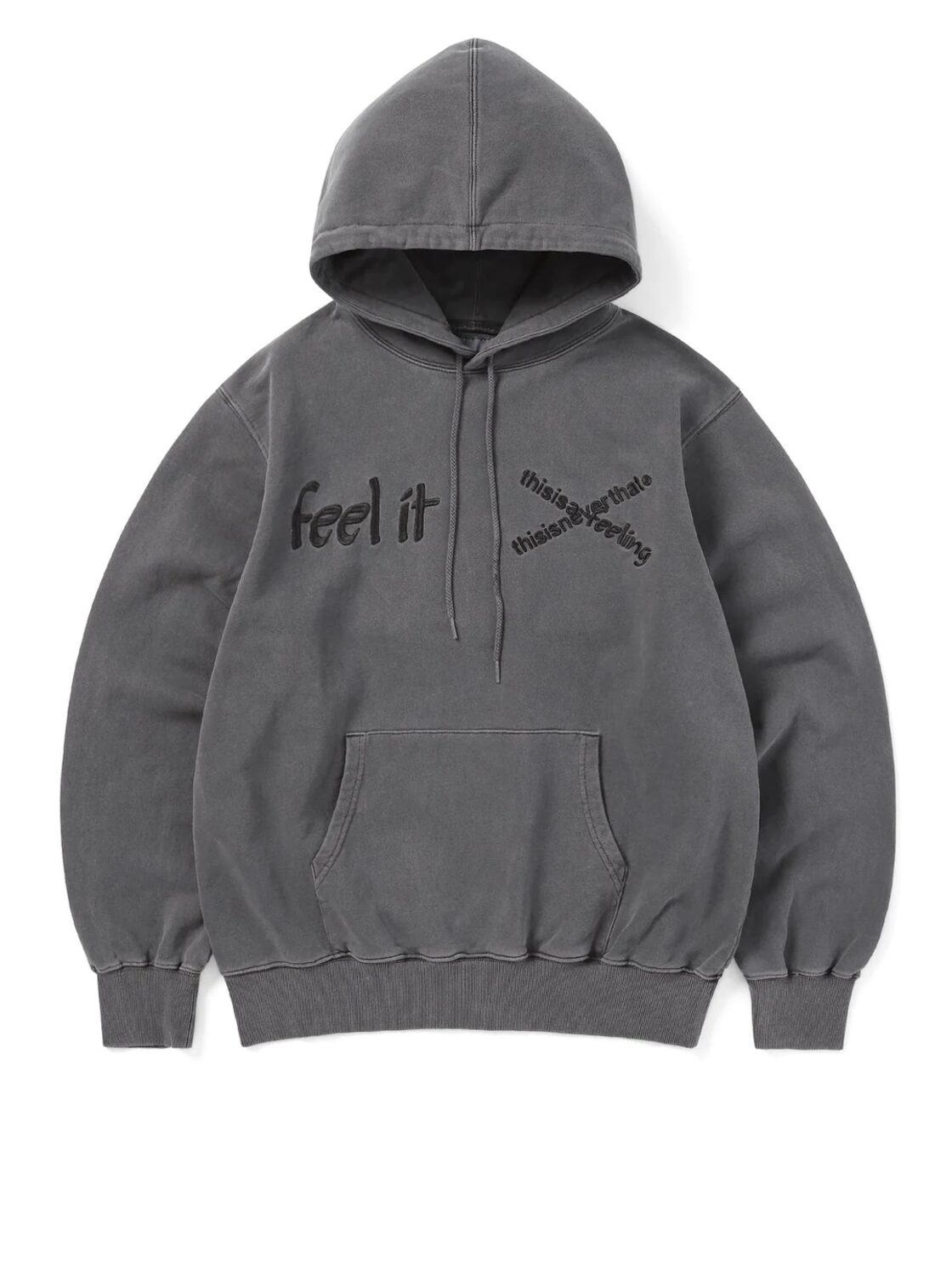 thisisneverthat TNT PR “Feel It” Hoodie - (Charcoal) | PAY ID