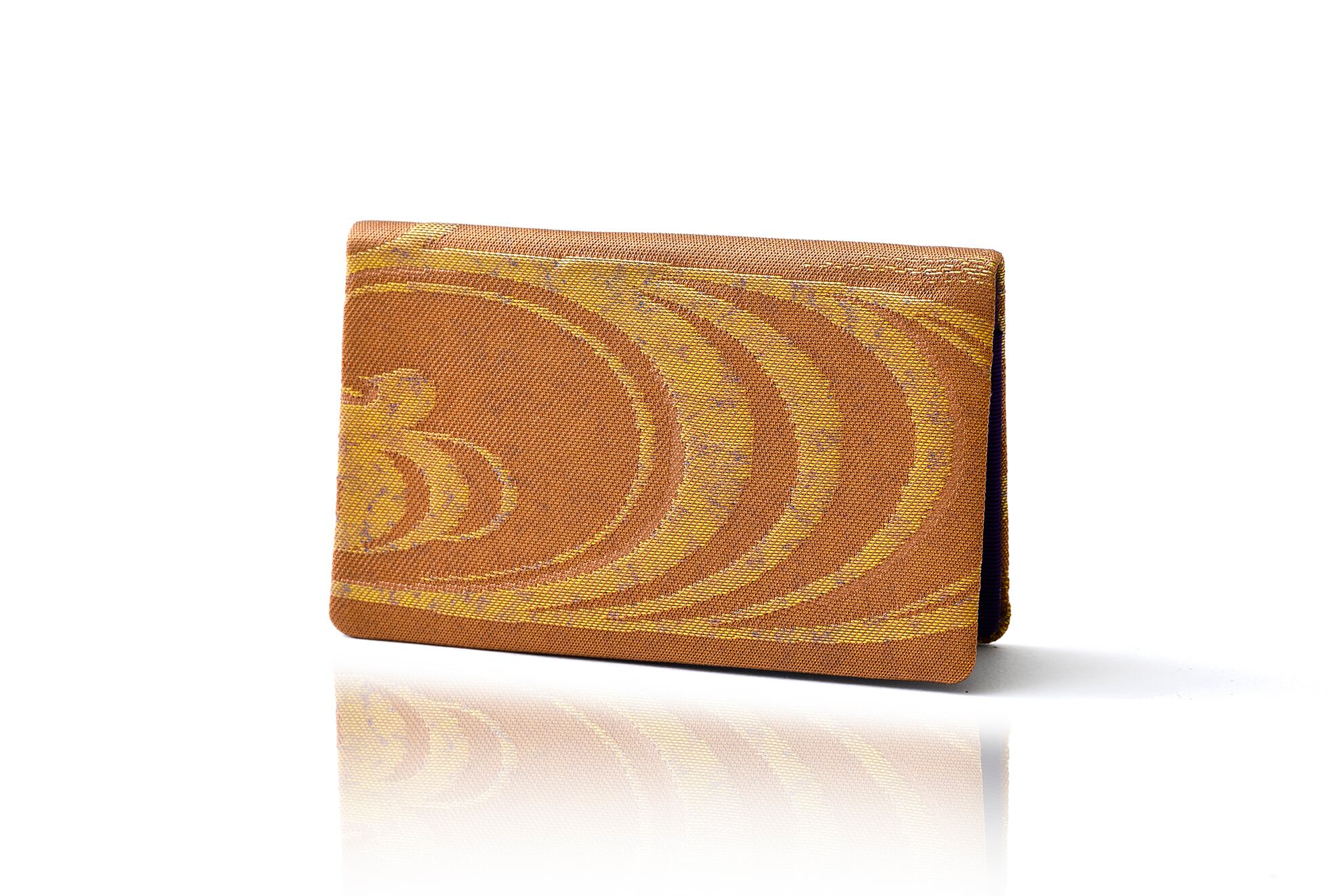 名刺入れ/ 古代錦/「観世水」/団十郎茶 Dd/OCH-KOD-M33-C18-50