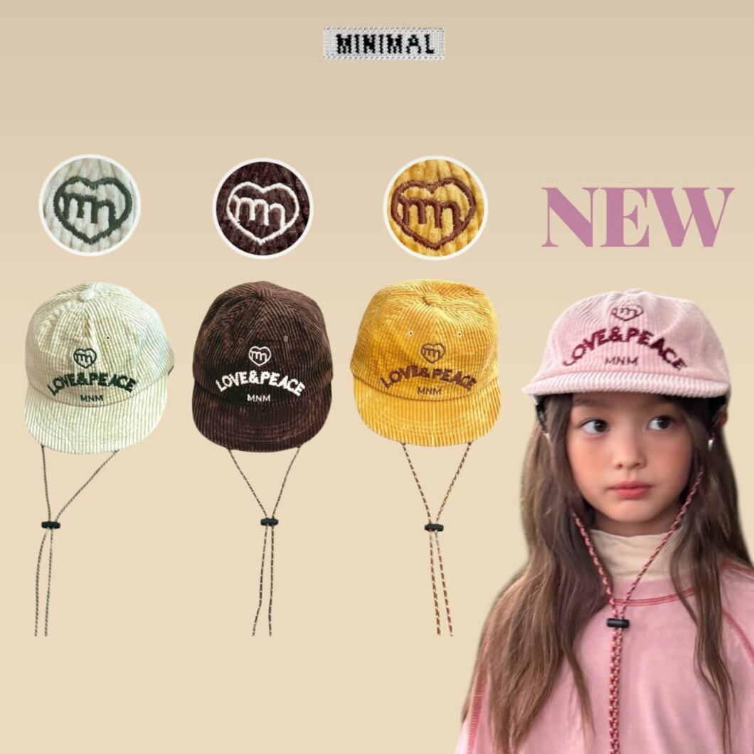 コーデュロイキャップ 【MINIMAL】