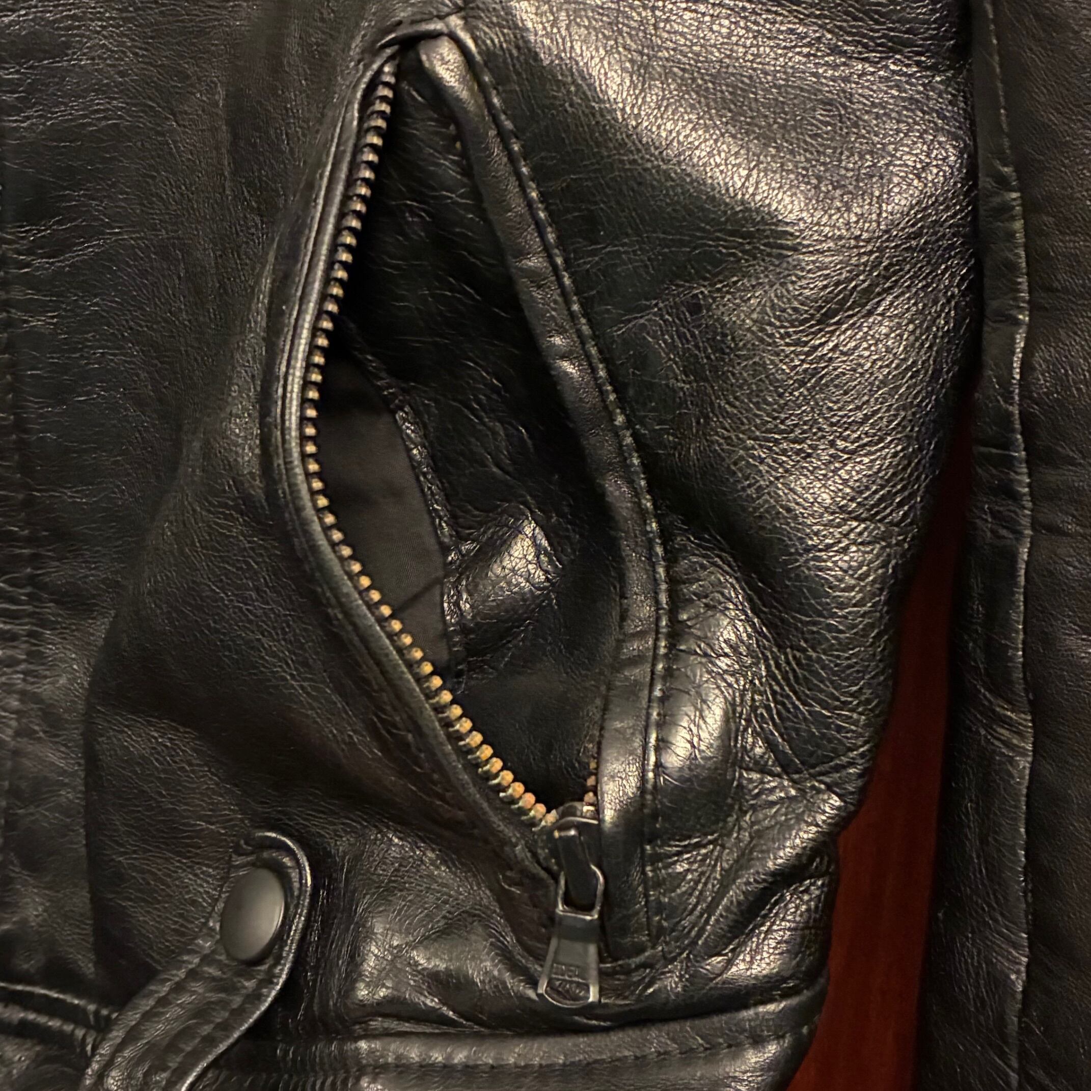 MADE IN KOREA製 The DUFFER of St. GEORGE 本革 ラムレザー シングル