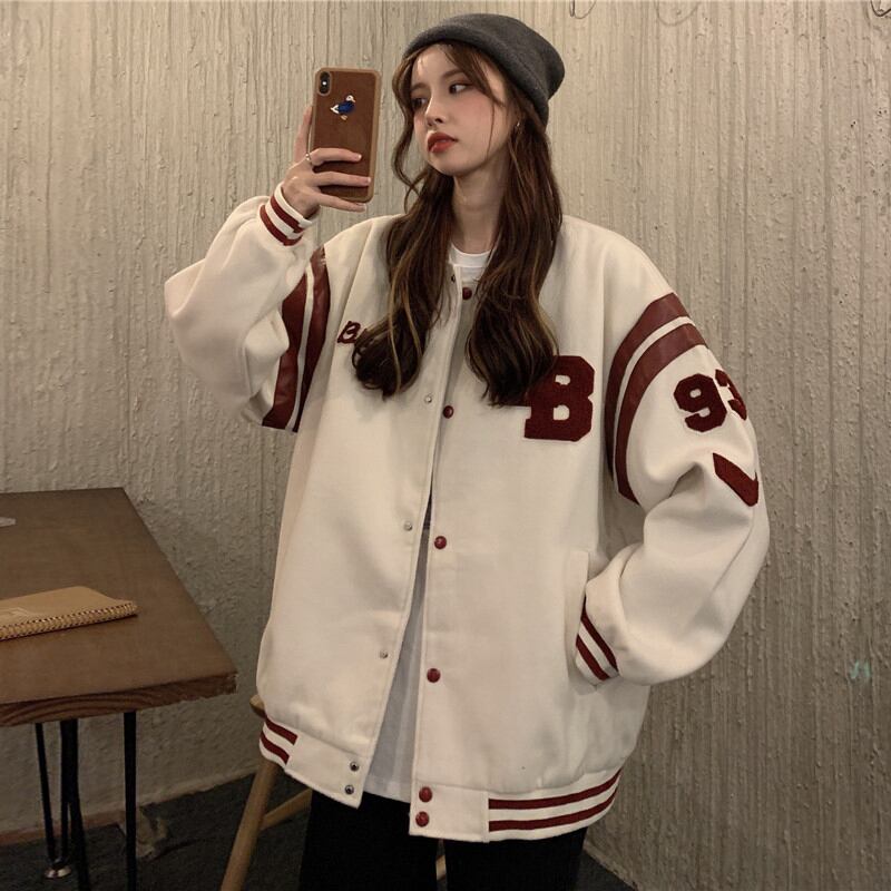 ジャケット スプリングオータムスタンダード レトロ ストリート 春物 秋物 ヨーロピアン 試着室7840770301