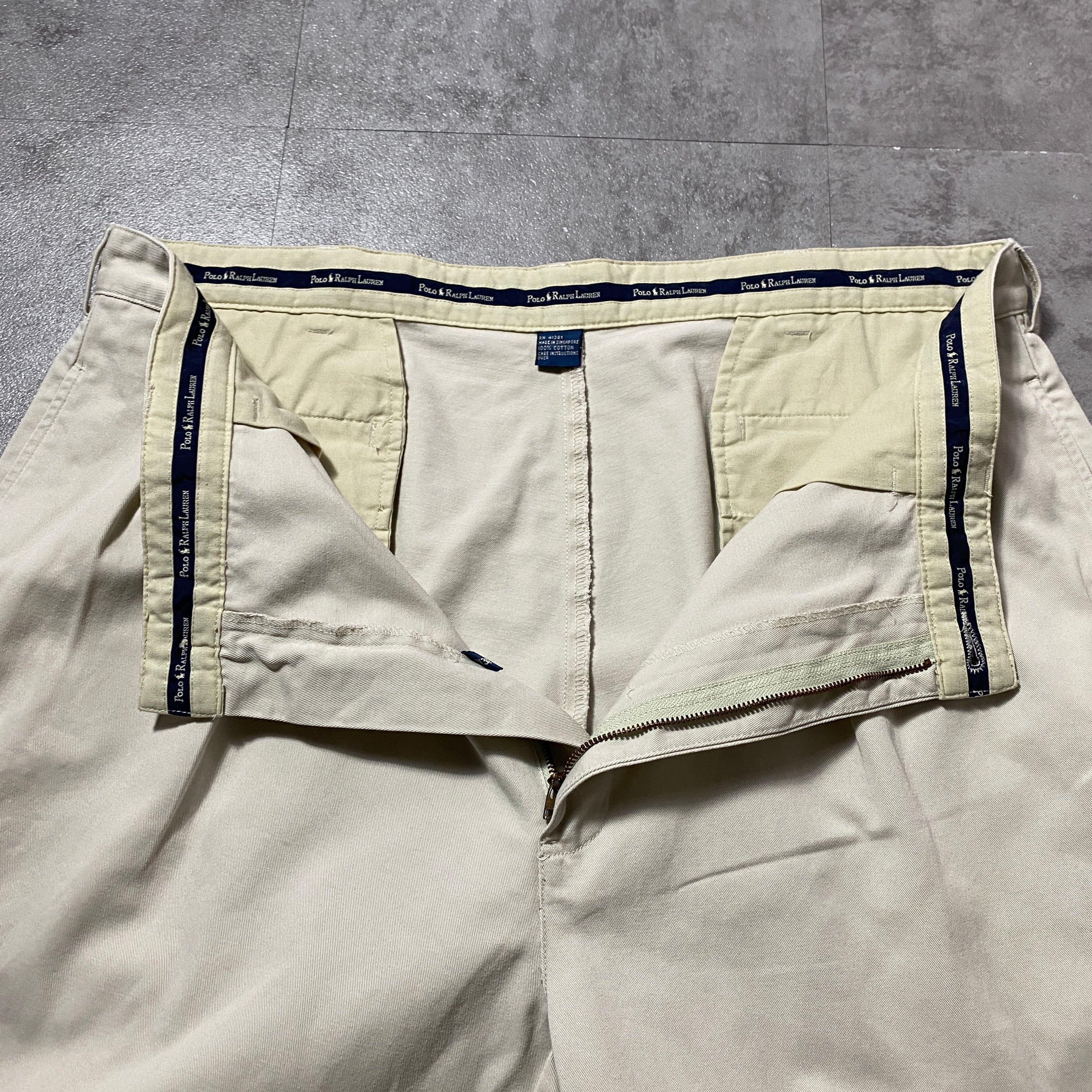40×30】90's Polo by Ralph Lauren ポロバイラルフローレン ジッパー