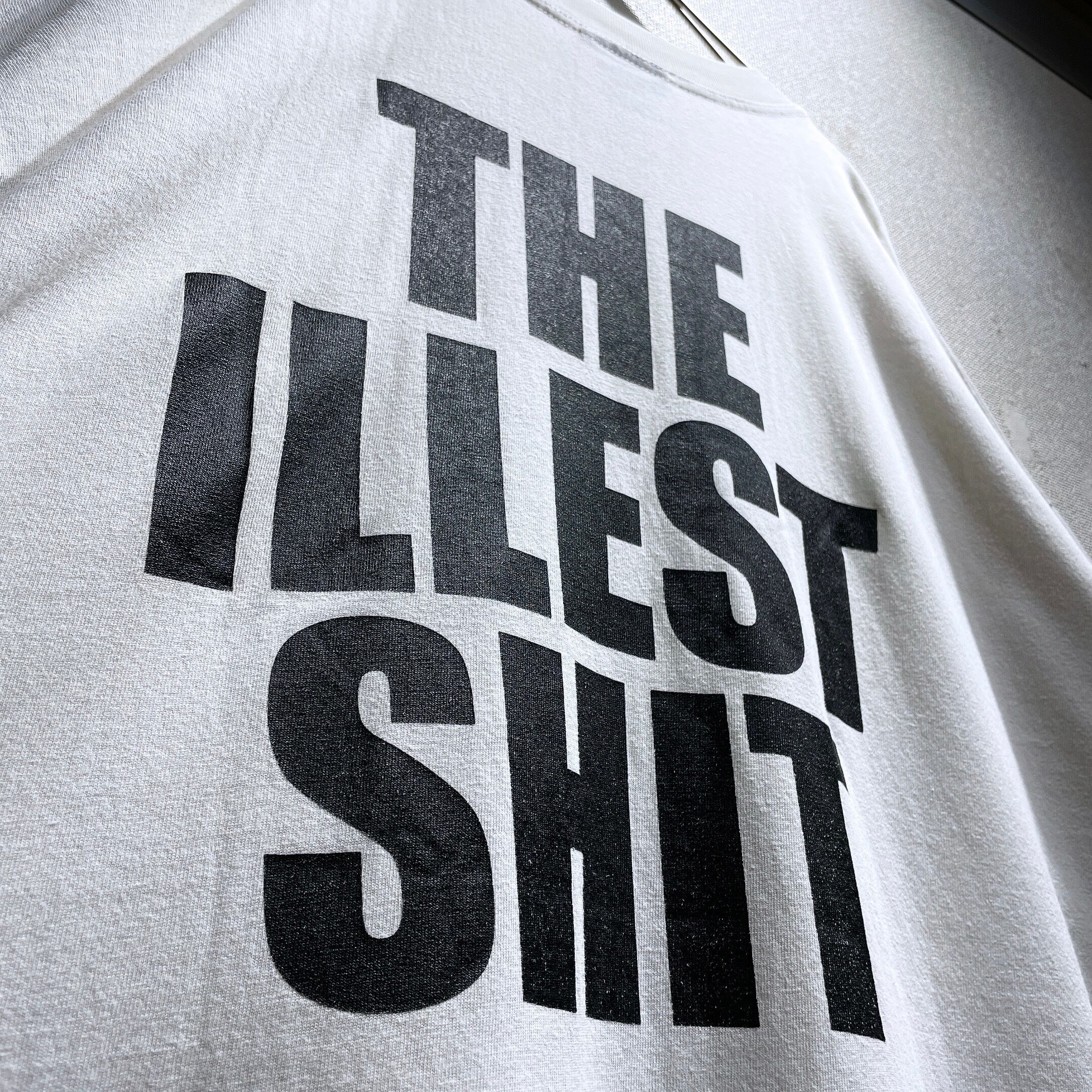 ” THE ILLEST SHIT ” Skull printed Over silhouette Tee