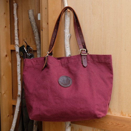 DULUTH PACK MARKET TOTE (BURGUNDY)