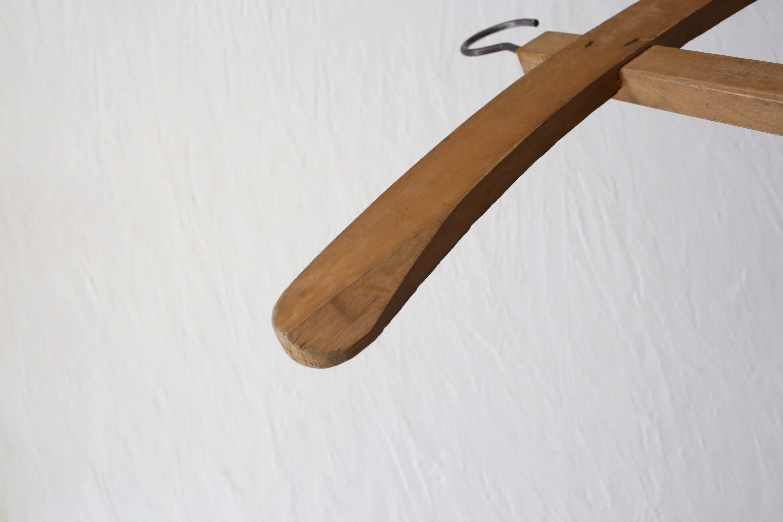 アンティーク木製十字ハンガー フランス アンティーク ヴィンテージ 木製 十字ハンガー N-04575 | Pay ID