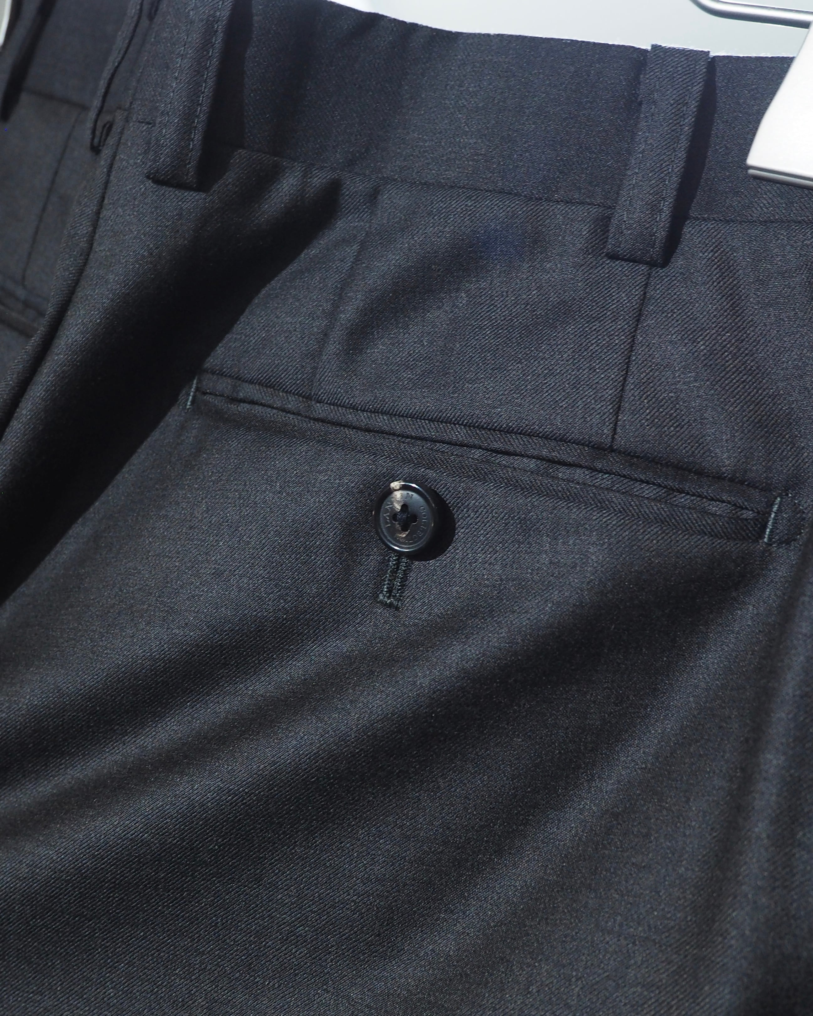 " LANVIN collection - 極上 " Special Pure Wool Wide Slacks Pants